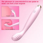 G-Spot Vibrator - 8 Seconds To Orgasm Female Finger Waterproof Vibrator - Vibrating Clitoral Nipple Personal Massager - Adult Female Sex Toys