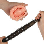 Penis Extender Realistic Textured,Ultra-Soft Thickened Clear Cock Sleeve Reusable Pennis Enlarger Condom Sex Toys For Men & Couple (Black)