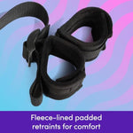 Bondage Boutique Collar To Wrist Sex Restraints | Adjustable Behind Back Padded Handcuffs | Bdsm Collar & Leash For Bedroom Adult Games | Sexy Role Play Bondage Kit | Sex Toys For Couples