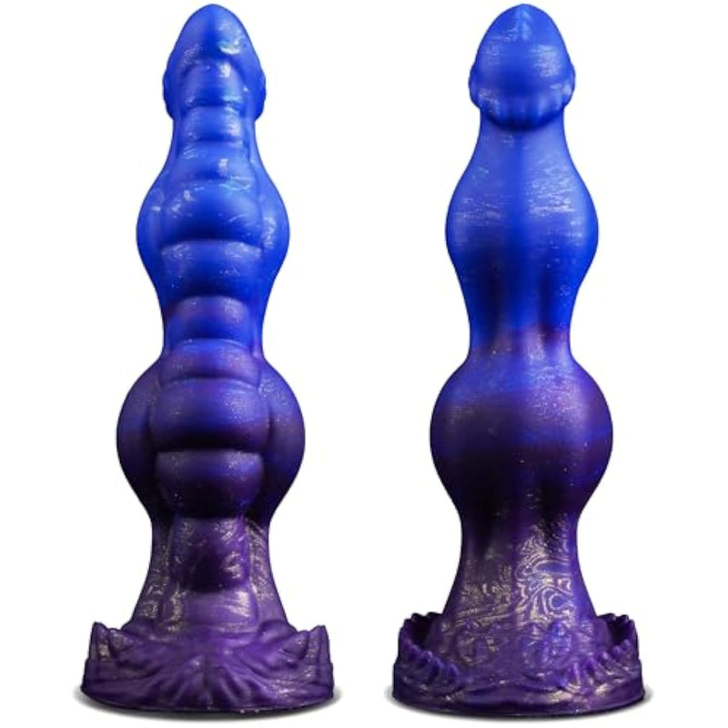8.2" Fantasy Dog Double Knot Dildo, Knotted Monster Horse Adult Sex Toys, Huge Dragon Creature Wolf Anal Dildo With Strong Suction Cup, Alien Animal Gay Toy For Women Men Couple