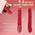 9.6 Inch G Spot Vibrator Adult Toys, Silicone Realistic Dildos Vibrator With 3 Wriggling & 10 Vibrating Modes For Clit Nipple Anal, Thrusting Dildo Adult Sex Toys & Games For Women Men Sex Swing