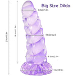 Realistic Monster Dildo For Women(Tpe), 8.3" Big Huge Anal Dildo With Strong Suction Cup For Hands-Free Play, Adult Sex Toys For Women, Men
