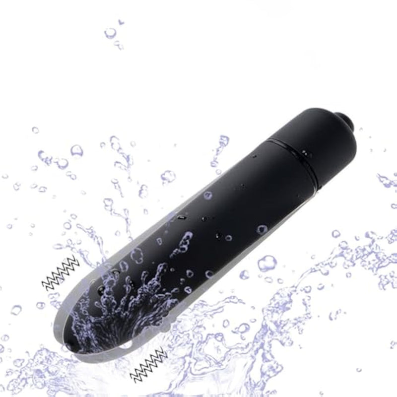 Waterproof Massager With 10 Modes Quiet Powerful Handheld Electric Bullet Tool?Small Bullet Massage Rod Travel Portable Silicone Massager For Women