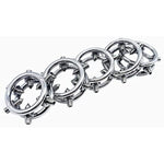 Stainless Steel Penis Rings With 6 Screws Metal Testicle Ring Erections Cockring Man Chastity Device Bondage Erotic Sex Toys (28Mm)