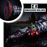 Squirting Dragon Dildo With Cumtube, Ejaculating Zoe Mythical Being Fantasy Pleasure Toy, 8.5'' Insertable Silicone Stimulating Dong With Strong Suction