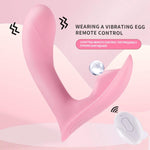 Wearable Panty Vibrators 10M Remote Control,10 Vibration Modes Clitoral Nipple G-Spot Double Vibrator,Adult Sex Toys For Women Or Couples Dildos (Pink)