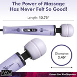 8 Speed Turbo Pearl Wand Massager, Purple