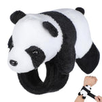 1Pc Animal Slap Bracelet, Stuffed Animal Panda Snap Bracelet, Jungle Themed Al Slap, Al Plush Toys Party Favors For Boys Girls Kids