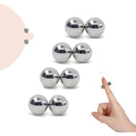 Non Piercing Magnetic Breast Beads Nipple Clitoris Labia Clamps Clips Penis Cock Ring Ball Lock Stretcher Scrotum Bondage Sex Toys Female Male (4 Pairs)