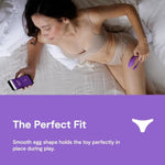 Bond Adjustable Wearable Vibrating Cock Ring & Jive Lite Remote Control Egg Vibrator - App Controlled Couples Sex Toys Bundle