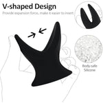 Hollow Tunnel Big Butt Plug Silicone Flared Expanding Anal Plugs, Dilating Anus Stimulator Training Trainer Butt Stretcher For Men Women Couples Beginners Advanced Users Adult Sex Toys