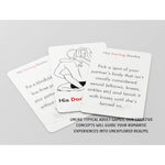 Separate Decks Dare Cards For Couples - Sexy Date Night And Anniversary Card Games, Fun Drinking Game For Unisex Adults, Perfect For Intimate Moments And Romantic Play 150 Card 75 Each