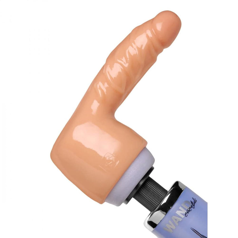 Dildo Delight Realistic Penis Wand Massager Attachment, Flesh (Ae290)