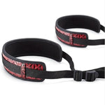 Sex Rope Adjustable Pu Leather Leg Straps Ankle Cuffs Adults Wrist Leg Spreader Bdsm Restraints Gear & Accessories Set Sex Toys Play For Couples (Red)