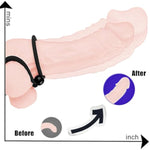 Penis Rings Adjustable Cock Rings Set With 7 Different Sizes Sex Longer Lasting Stronger Male Dildo Stretchy Silicone Adult Sex Toys Games For Men Women Couples Pleasure (Black)