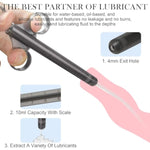 [2Pack+Storage Bag] Lube Applicator Syringe With 10Ml Precise Scales, 6.5" Anal Lube Shooter With Air-Proof Silicone Cap Reusable Lubricant Tube Applicator For Women, Men & Couples, Black Red