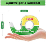 Double-Sided Craft Tape, 12 Pack with Dispensers, 1/2 in x 300 in