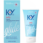 Astroglide Gel, Personal Lubricant (4oz), Stays Put with No Drip & K-Y Jelly Water Based Lube for Sex, Anal Lube, Non-Greasy Water Based Personal Lubricant