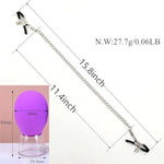 Adjustable Metal Nipple Clamps Entertainment Clip For Women R1166 Non-Piercing Nipplerings Clip On Nipple Rings Decorative Clip For Clothing Accessories Suction Cup
