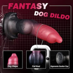 Fantasy Knotted Dildo With Suction Cup For G-Spot, Realistic Silicone Dog Knot Dildo For Anal Play, 7.1" Anal Monster Sex Toy For Beginners Friendly, Fat Creature Dildos Butt Plug For Man Women Couple