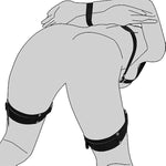 Bdsm Handcuffs Sex Bed Adult Set, Sex Bondage Restraints Straps Cuffs, Adjustable Pu Leather Sex Leash Bondage Fetish Handcuffs Kit Cuff Restraint Set Couples Sex Toys For Couple Bed Sex Play