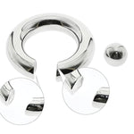 Stainless Steel Penis Cock Rring Bdsm Heavy Metal Ball Delay Ring Male Sex Toy