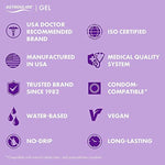 Astroglide Gel, Water-Based Lubricant Sex Gel for Couples, Men and Women (4 oz.) | Stay-Put Personal Lubricant | Long-Lasting Sex Lube | Condom Compatible | Made in The USA (Pack of 4)