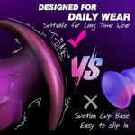 4.53In Buttplug Silicone Anal Plug Prostate Toy, Small Butt Plug Soft Anal Sex Toy Prostate Massager, Wearable Fantasy Toy Monster Dildo Gay Sex Toys Anal Trainer For Beginner Men Women Couple Gay