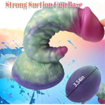 7.2" Creature Cocks Dildo? Realistic Monster Dildo With Strong Suction Cup For Hands-Free Pleasure, Dog Knot Silicone Dildo Soft Lifelike Dick For Beginner & Couples Anal Vaginal Sexy Play.