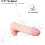 Silicone Realistic Mini Dildo, Beginner Anal Plug, 4.5 Inch Lifelike Realistic Dildo Mini Penis Sex Toy for Women Men Vaginal G-spot and Anal Play