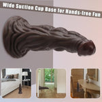 7.3" Realistic Soft Anal Plug Huge Monster Dildo Sex Toy, Large Butt Plug With Suction Cup For Hands-Free Play, Xl Anal Stretcher Dragon Dildo For Experienced