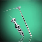 Men'S Multi-Bead Urethral Plug Sex Toy Electric Shock Anal Plug Massage Masturbation Device Electric Shock Set With 4 Stimulation Modes