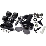 Bondage Set Largest Bdsm Set With 18 Pieces Perfect For Beginners And Experienced Bondage Set Sm Cuffs With Handcuffs With Eye Mask Eroticism Sex Toys For Couples Lovers