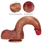 10.23" Flexible Realistic Dildos Huge Lifelike Cock with 3XLR Adapter for Sex Machine Liquid Silicone Dildo G Spot Anal Play Sex Toys for Male & Female