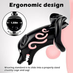 Lightweight Large Chastity Cage With 4 Active Sizes Rings & 12.6 Inch Realistic Huge Dildo Sex Toy For Women Men