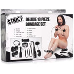 Deluxe 10 Piece Bondage Set