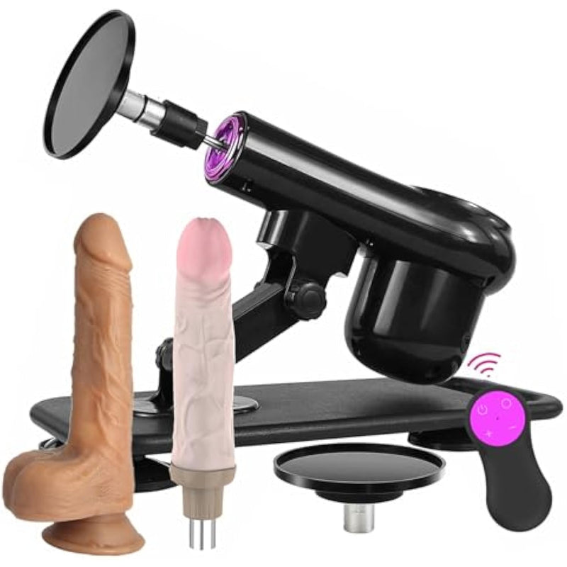 Sex Machine Thrusting Dildo Vibrator Adult Sex Toys For Women G Spot Clitoral Anal Play, Dildo Machine 10 Vibrating Thrust Modes Smart Heating Suction Cup Anal Toys For Couple