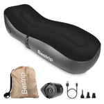 Auto Inflatable Couch Lounger, Air Mattress Sofa Bed With Rechargeable Air Pump