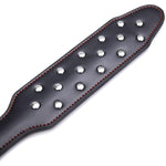 Studded Spanking Paddle For Adults, 14.8In Faux Leather Sex Paddles For Bdsm Play