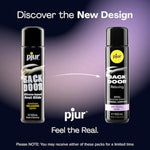 Back Door Silicone-Based Anal Lubricant 3.4 Fl Oz & Analyse Me Water-Based Personal Lubricant 3.4 Fl Oz