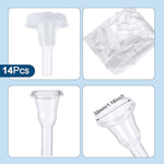 21 Pcs Male Condom Catheter Kits Include 14 Condom Catheters External Self-Seal 6 Urine Leg Bag 1 Anti Slip Foley Catheter Stabilization Holder Straps For Men Fast Easy Draining(1000Ml,30Mm)