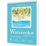 9x12 Watercolor Paper Pad, 140lb/300gsm, Spiral Bound, 24 Sheets, Acid-Free, Lays Flat