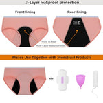 Teen Girls Period Underwear Leakproof Panties Menstrual Panty Cotton Kids Protective Briefs