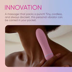 Femme Funn Bullet Vibrator Sex Toy For Women - Discreet & Travel Friendly Adult Toy With 10 Powerful Speeds, Waterproof, Battery Operated - Small Mini Vibrator Personal Massager (Pink, Mini)