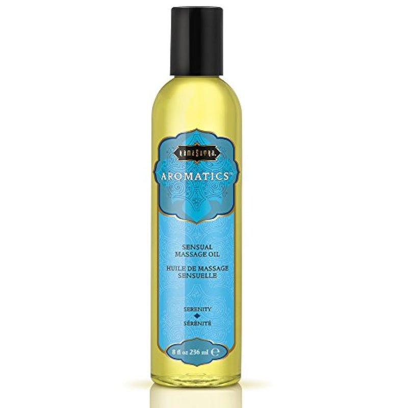 Serenity Aromatic Sensual Massage Oil by Kama Sutra, 8 Fluid Ounce