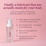 Velve Water-Based Lube - pH Balanced, Aloe & Hyaluronic Acid, Non-Sticky