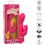 Love Bunny Vibrating “G” Bunny Waterproof Silicone Rechargeable G-Spot Rabbit Vibrator Pink - Se-0619-50-3