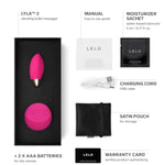 Lyla 2 Bullet Vibrator For Women, Silicone Handheld Massage Toy With Sense Motion Technology, Remote Control Vibrator, Bullet Egg Vibrator, Vibrating Egg Sex Toy, Cerise