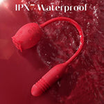 Vibrator Rose Sex Toys For Women - Adult Toys Women Sex Toys With 18 Sucking Thrusting Modes, Upgraded Rose Sucking Vibrators Dildo G Spot Clitoral Stimulator Adult Sex Toys & Games For Women Couples