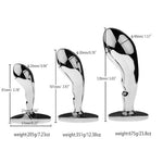 Stainless Steel Adult Sex Anal Training Toy Metal Unisex Butt Plug Anal Plug Prostate Masturbation Massage Toy S